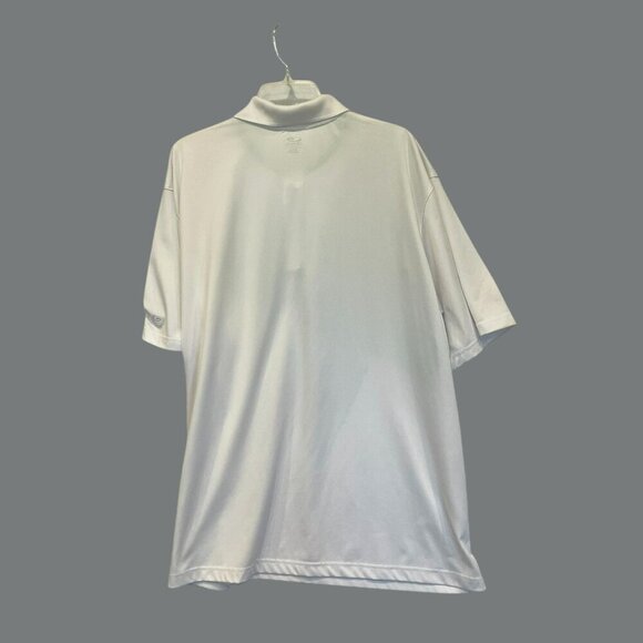 Champion Men's 3-Button White Golf Polo Shirt Size XXL Activewear Short Sleeve - Picture 9 of 16